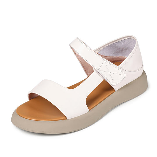 Damen Atmungsaktive Riemchensandalen mit verstellbarem Klettverschluss und gepolsterter Sohle EB