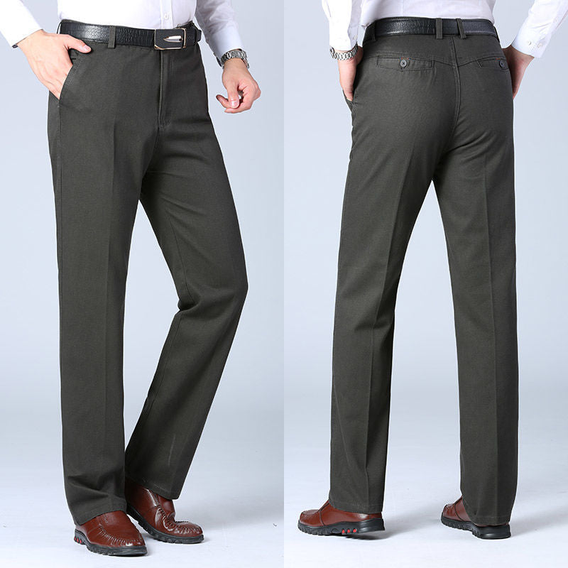 Herren Elegante Anzughose mit schmalem Schnitt und praktischen Taschen EB