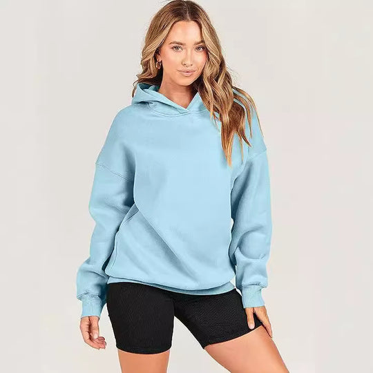 Damen Bequemer Oversized Hoodie EB