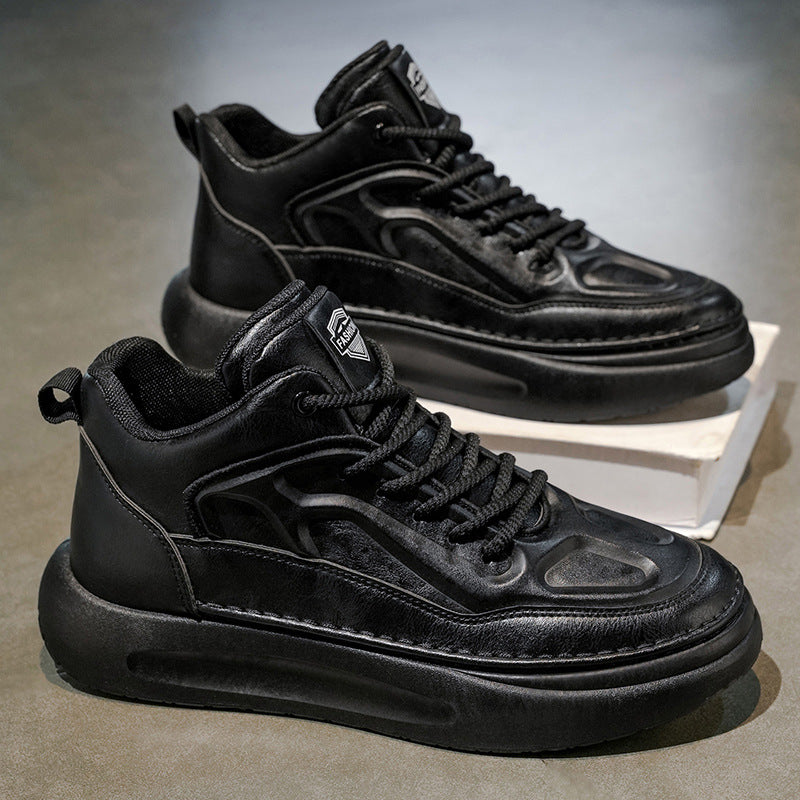 Damen Modische High-Top Sneakers mit strapazierfähigem Obermaterial und dämpfender Sohle EB