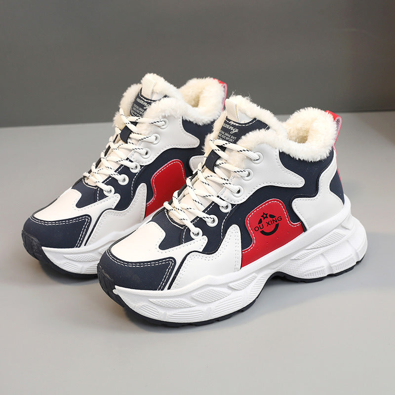 Damen Winter Sneakers mit kuscheligem Innenfutter und stabiler Laufsohle EB