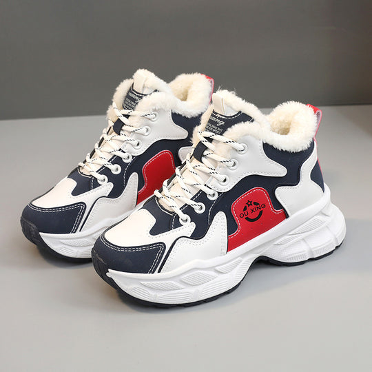 Damen Winter Sneakers mit kuscheligem Innenfutter und stabiler Laufsohle EB