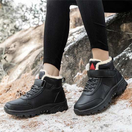 Damen Winterliche Stiefel mit isolierendem Futter und rutschfester Sohle EB