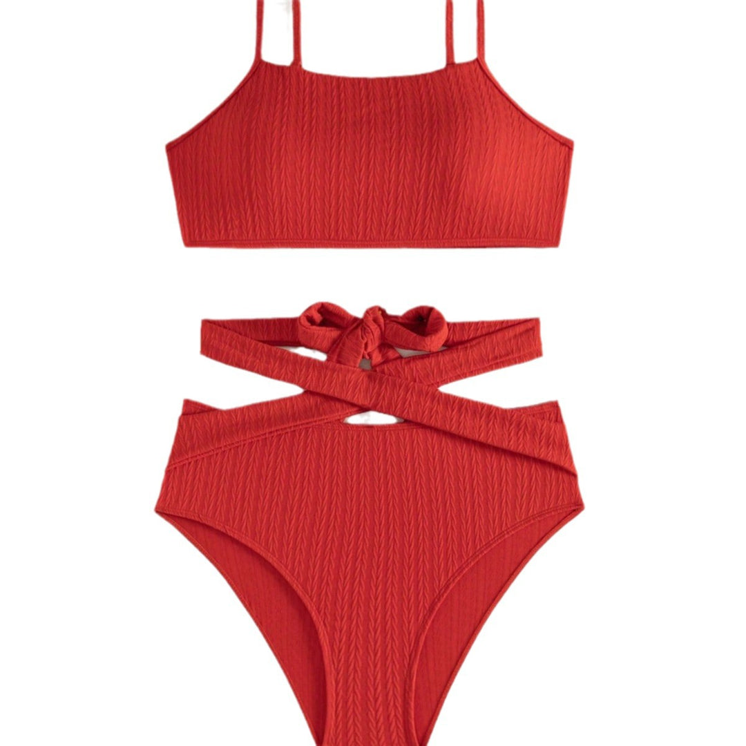 Damen Hochtaillierter Bikini mit angesagtem Schnitt EB