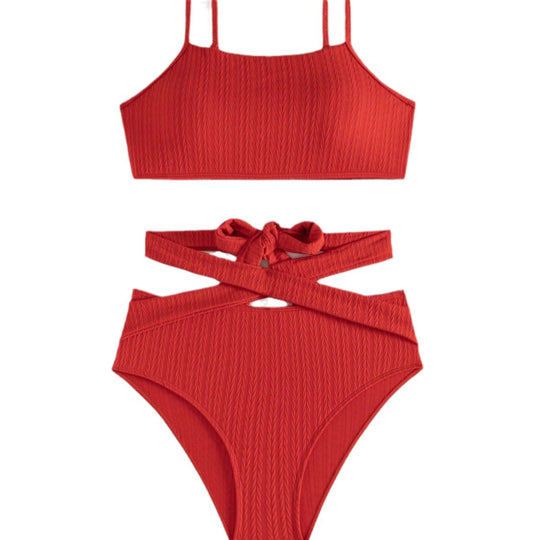 Damen Hochtaillierter Bikini mit angesagtem Schnitt EB