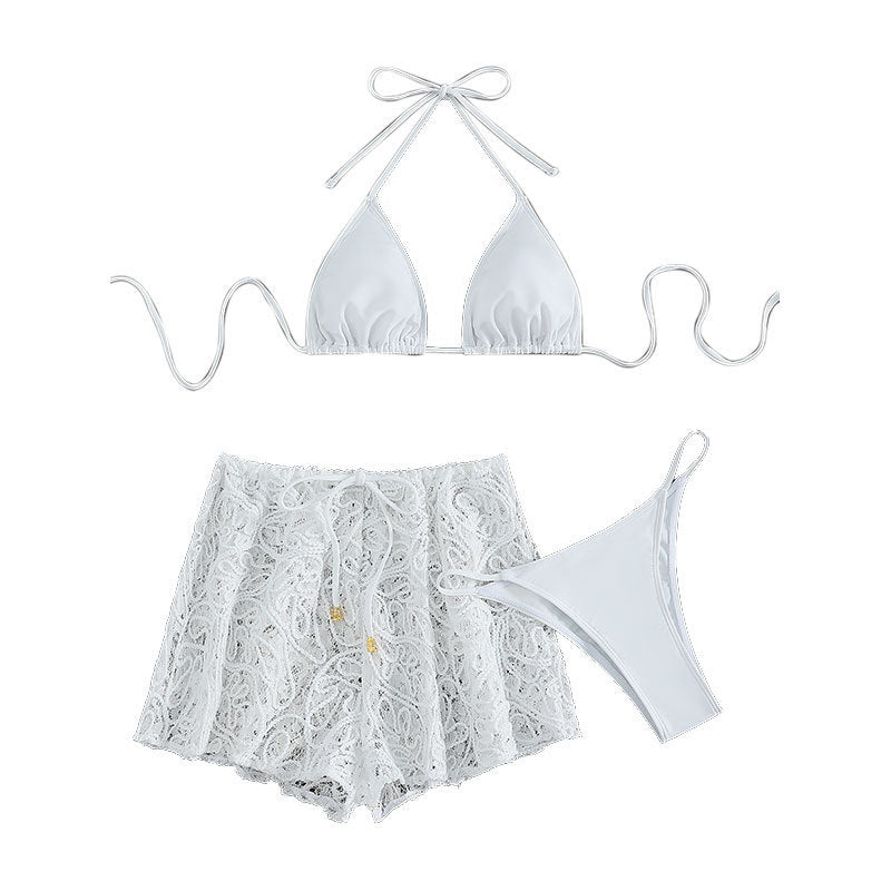 Damen Spitzeneinsatz Badeshorts EB