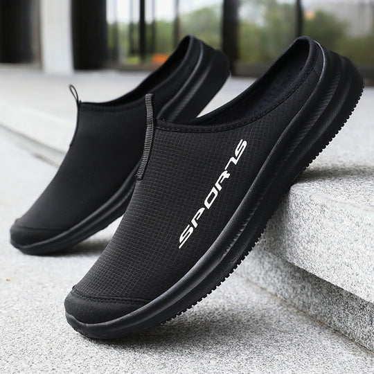 Damen Sportliche Clogs mit elastischem Einstieg und rutschfester Sohle EB