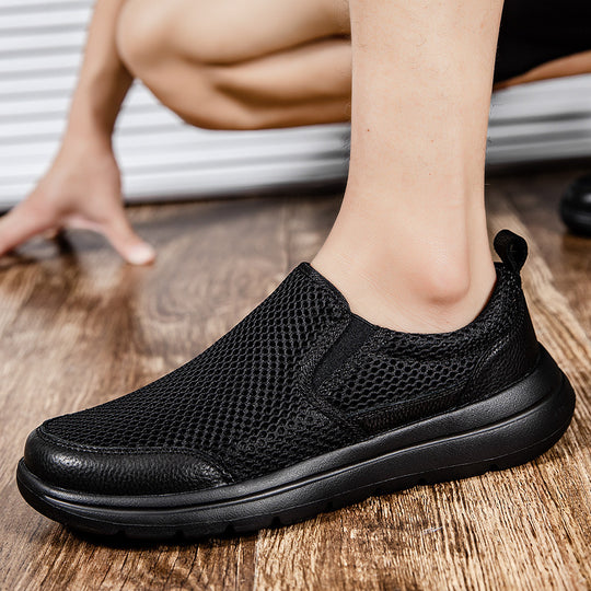 Damen Bequeme Slip-On Sneaker mit Atmungsaktivem Mesh von EB