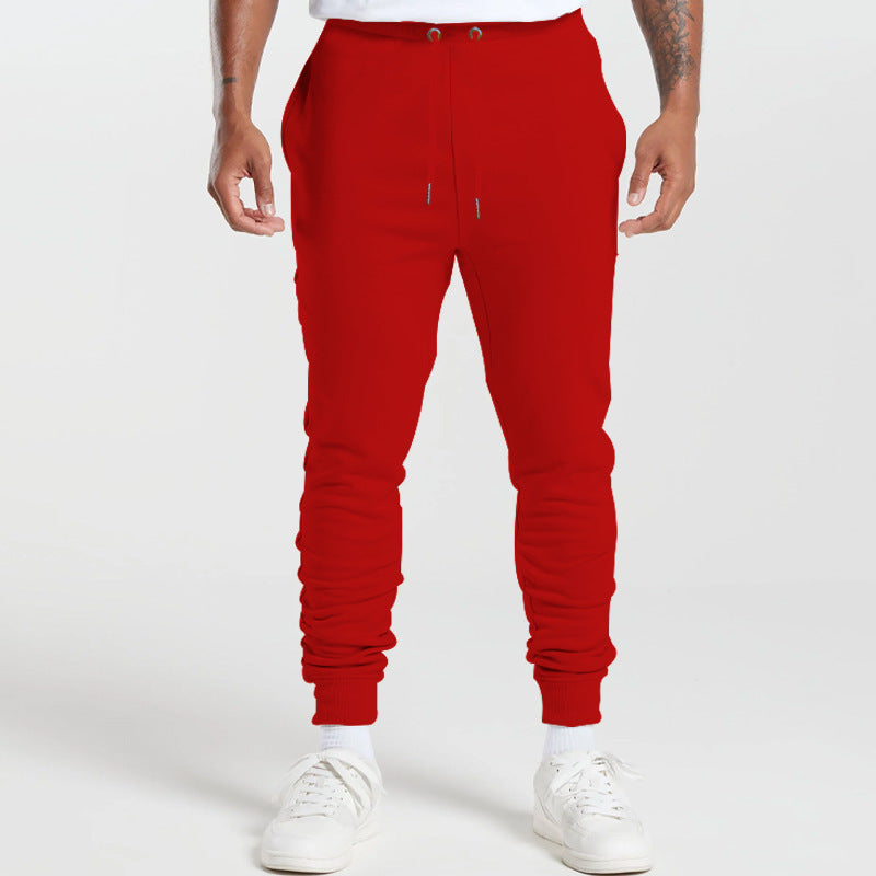 Herren Sportsweatpants mit gestreifen elastischen Bündchen und praktischen Seitentaschen EB