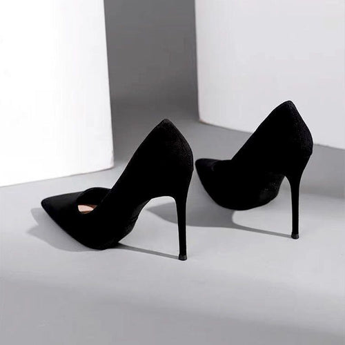 Damen elegante High-Heels mit schmalem Zehenbereich und verschiedenen Absatzhöhen EB