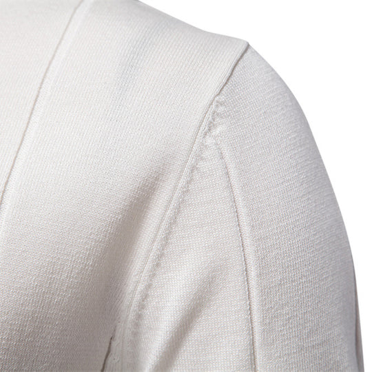 Herren Polohemd mit kurzer Knopfleiste und strukturiertem Design EB
