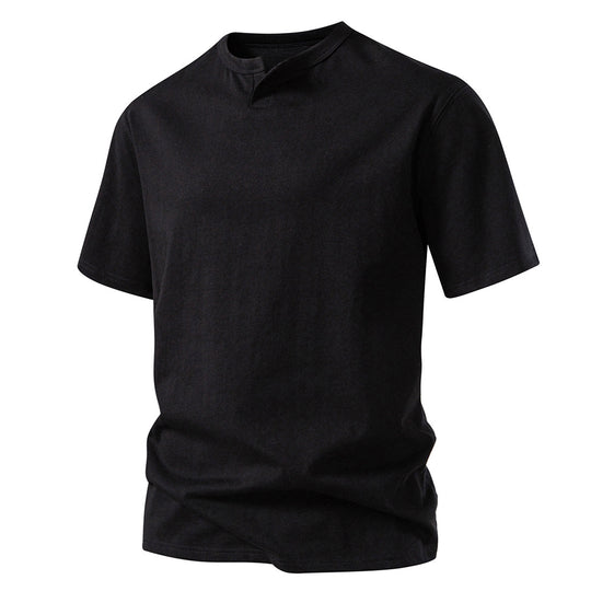 Herren T-Shirt mit modernem Ausschnitt und komfortablem Schnitt EB