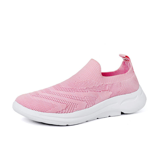 Damen Atmungsaktive Slip-On Sneakers mit rutschfester Sohle und flexiblem Design EB