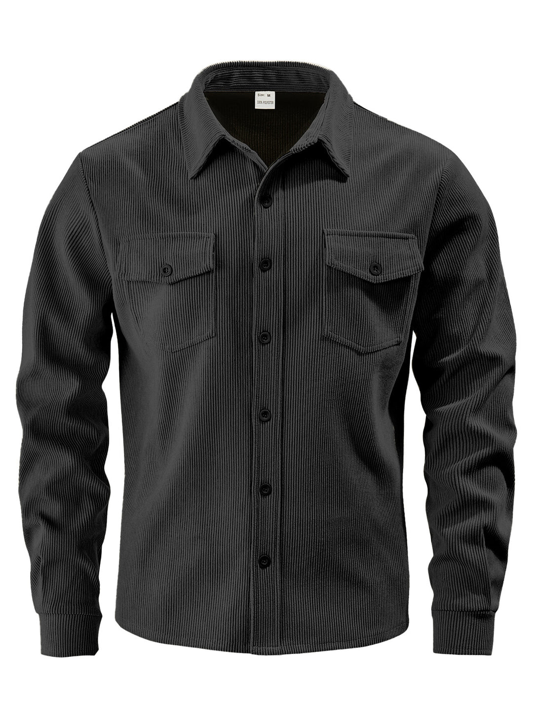 Herren nan Cordjacke im klassischen Arbeiterjacken-Schnitt mit Druckknöpfen und Brusttaschen EB
