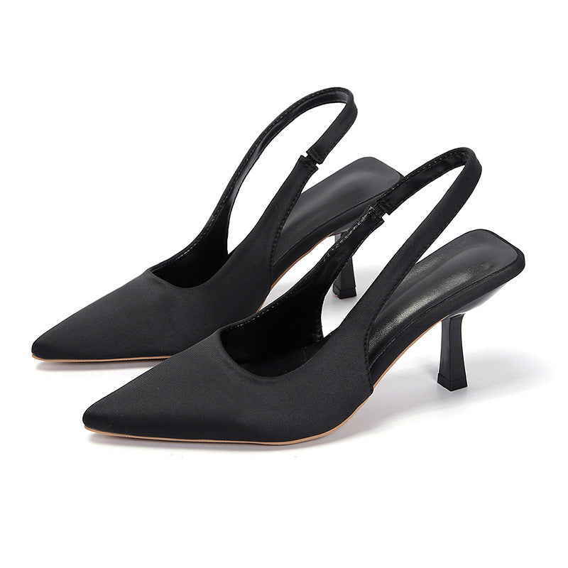 Damen Slingback-Pumps mit spitzem Zehenbereich und elegantem Absatz EB