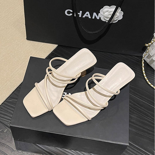 Damen Elegante Sandaletten mit modischem Blockabsatz EB