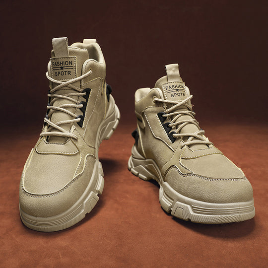 Damen Sportliche High-Top Sneakers mit stoßdämpfender Sohle EB
