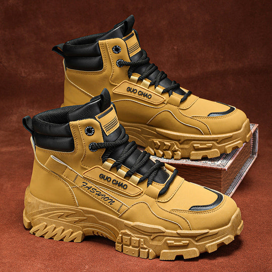 Damen Sportliche Hiking Stiefel mit rutschfester Sohle und atmungsaktivem Obermaterial EB