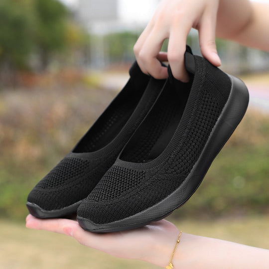 Damen Bequeme und luftige Slip-On Freizeitschuhe EB