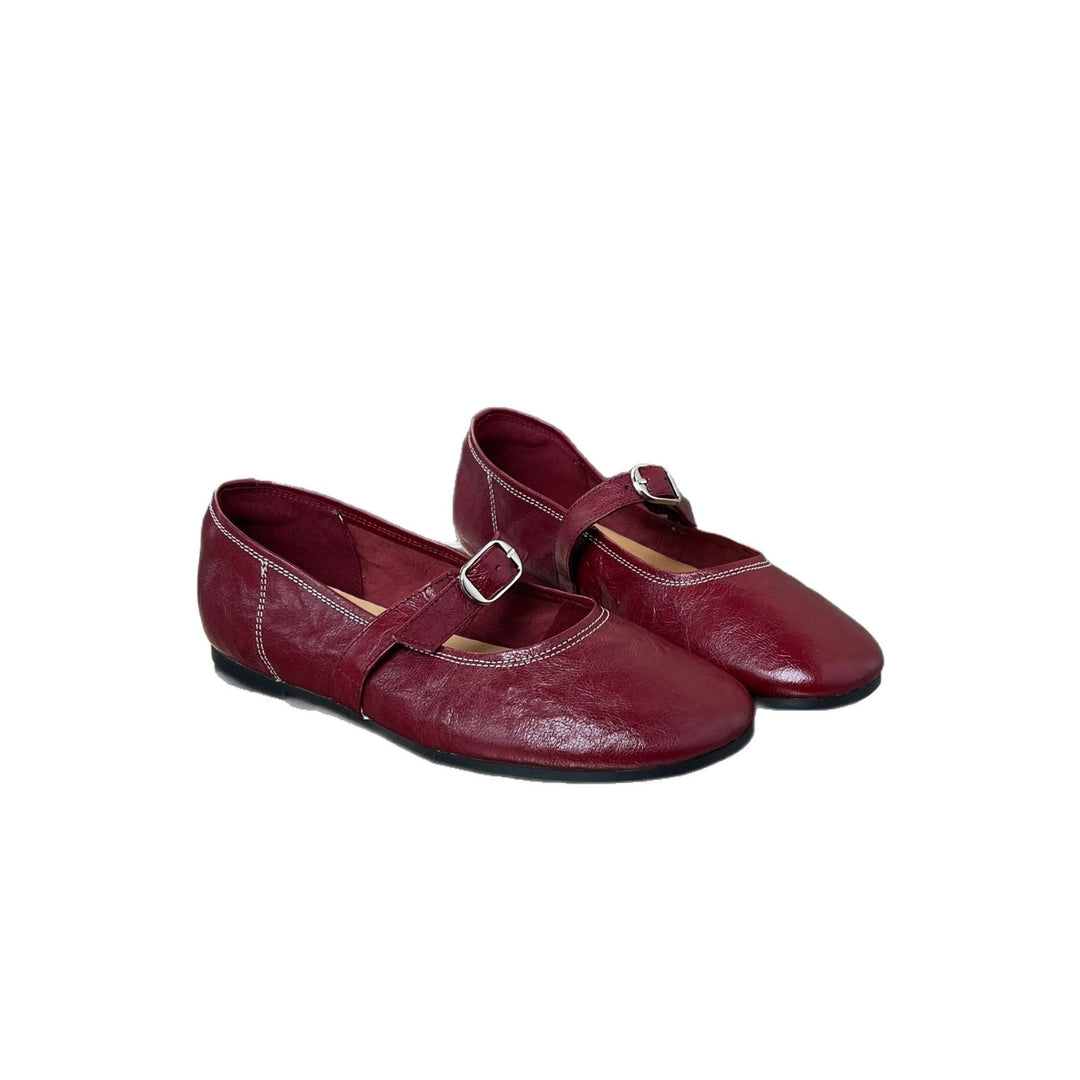 Damen elegante Slipper mit modischem Schnallenverschluss EB