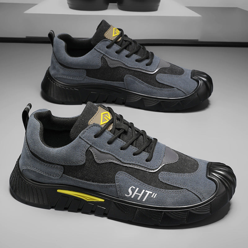 Herren Sportliche Sneakers mit robustem Design und stoßdämpfender Sohle EB