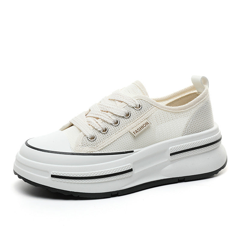 Damen Sportliche Sneakers mit atmungsaktiver Mesh-Oberfläche und trendigem Design EB