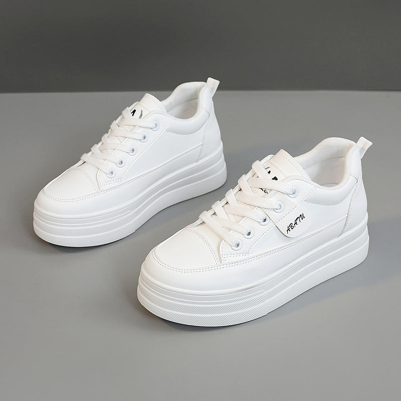 Damen Plateau-Sneaker mit atmungsaktiver Oberflächenstruktur und rutschfester Laufsohle EB