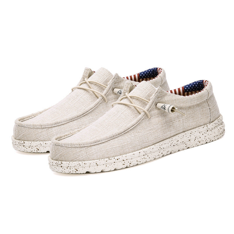 Damen Bequeme Freizeitschuhe aus atmungsaktivem Leinenmaterial mit rutschfester Sohle EB