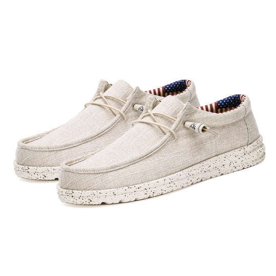Damen Bequeme Freizeitschuhe aus atmungsaktivem Leinenmaterial mit rutschfester Sohle EB