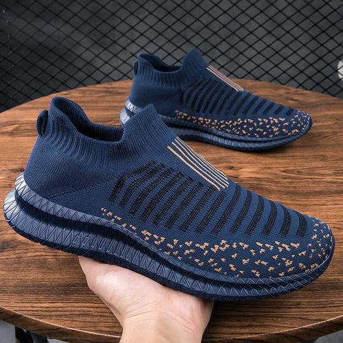 Damen Sneakers aus atmungsaktivem Strickmaterial mit flexibler Sohle EB