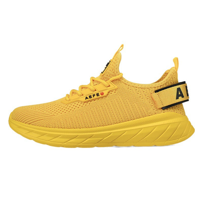 Damen Sportliche Strick-Laufschuhe mit elastischem Obermaterial EB