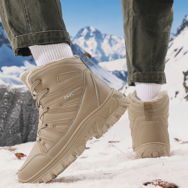Damen Warmfutter Winterstiefel mit rutschfester Sohle und schnellem Schnellschnürsystem EB