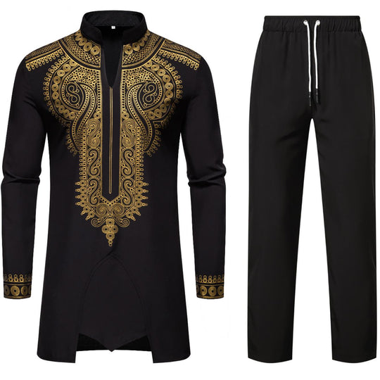 Herren Traditionelles Kaftan-Outfit mit einzigartiger Stickerei EB