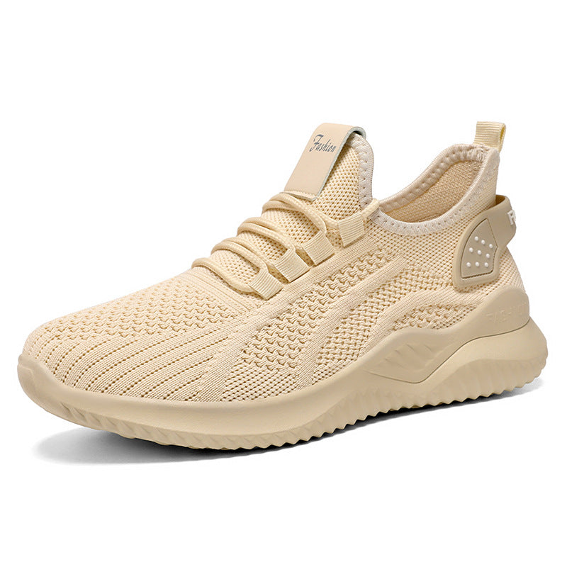 Damen Sportliche Hochleistungs-Sneaker mit atmungsaktivem Strick-Obermaterial und stoßdämpfender Sohle EB