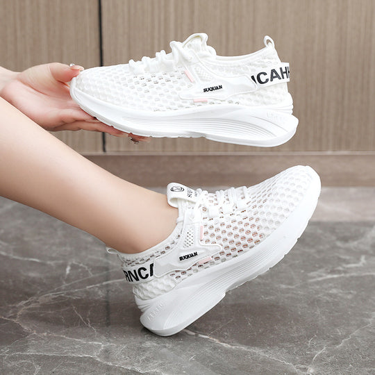 Damen atmungsaktive Sneaker mit rutschfester Sohle und innovativer Dämpfungstechnologie EB