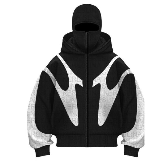 Damen trendige oversized Kapuzenjacke EB