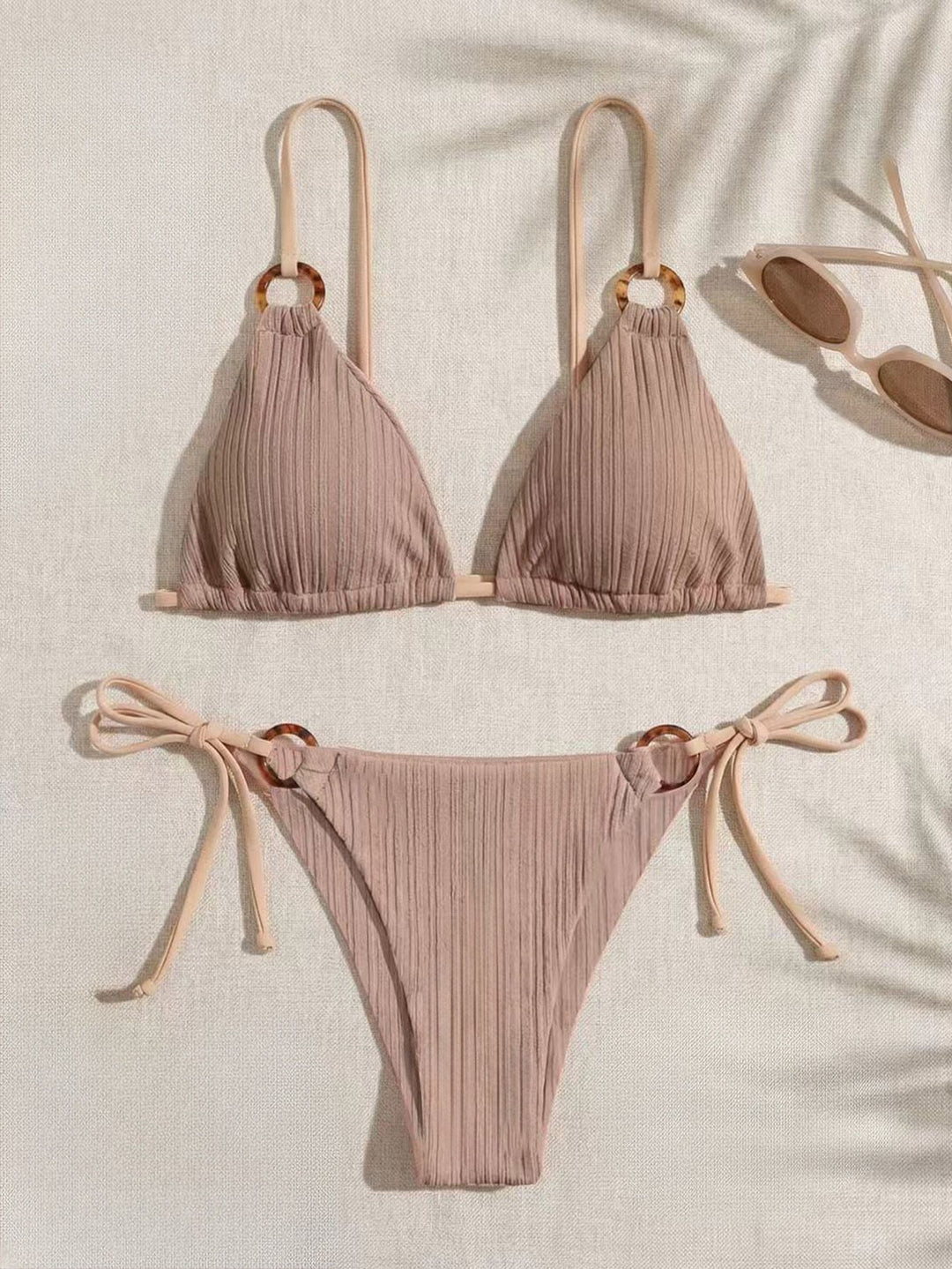 Damen Dreiecksbikini mit verstellbarem Träger EB