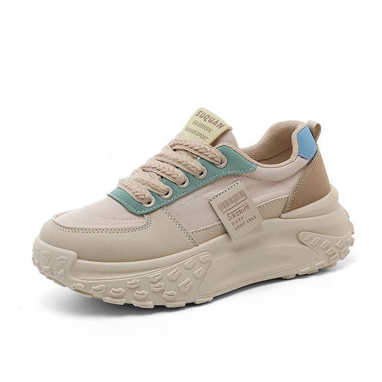 Damen Sportliche Sneakers mit doppeltem Dämpfungssystem und atmungsaktiver Oberflächenstruktur EB