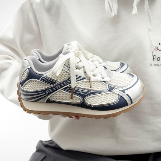 Damen Atmungsaktive Freizeitsneakers mit innovativer Mesh-Technologie und rutschfester Sohle EB