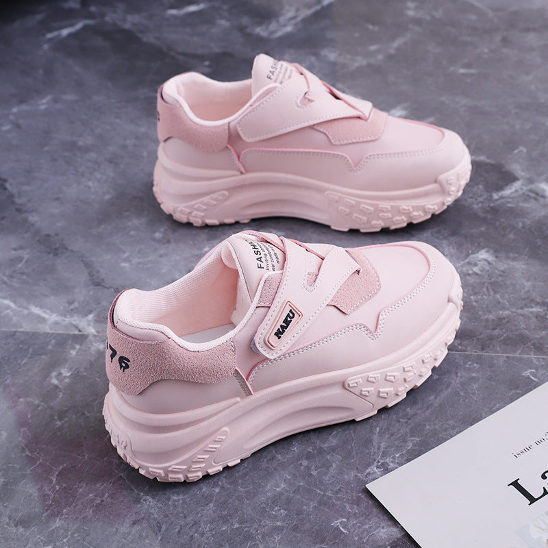 Damen Slipper Sneakers mit praktischem Klettverschluss und dämpfender Laufsohle EB