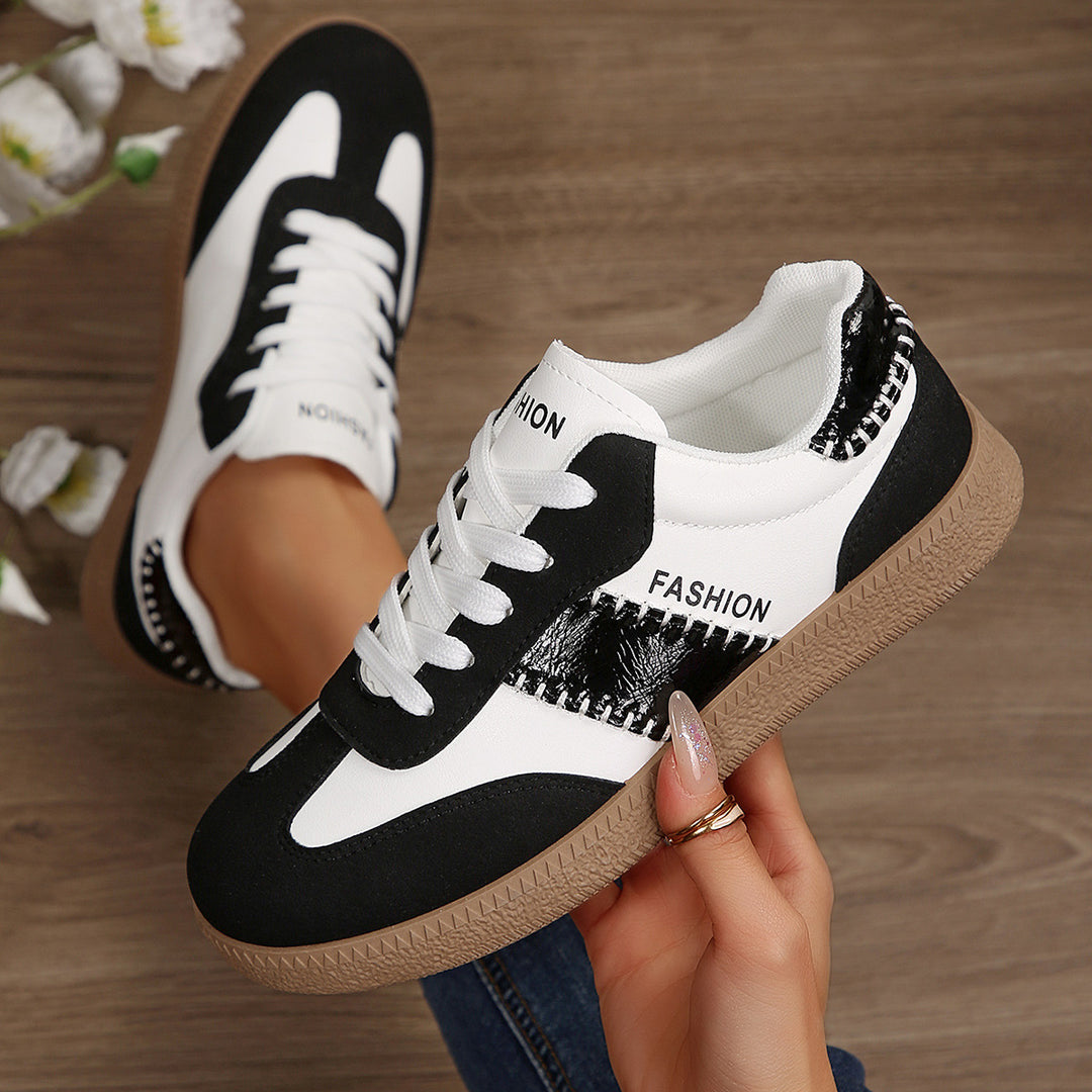 Damen modische Sneakers mit atmungsaktiver Struktur und rutschfester Sohle EB