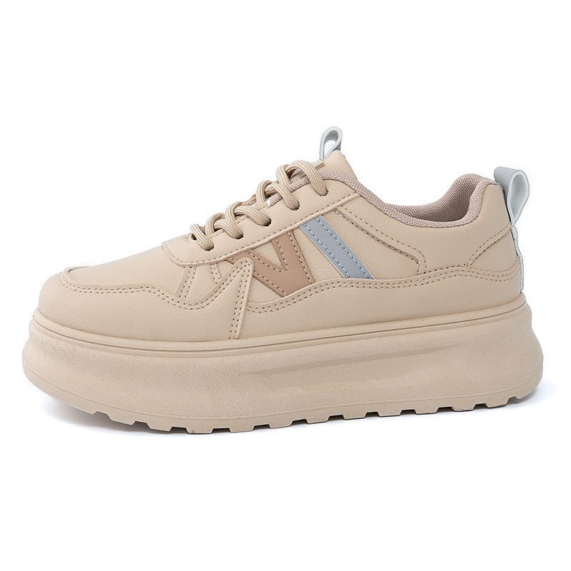 Damen sportliche Chunky Sneakers mit rutschfester Sohle und ergonomischer Dämpfung EB