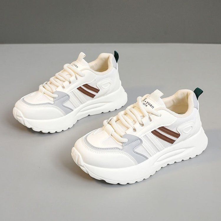 Damen Sportliche Sneaker mit atmungsaktiver Mesh-Oberfläche und dämpfender Sohle EB