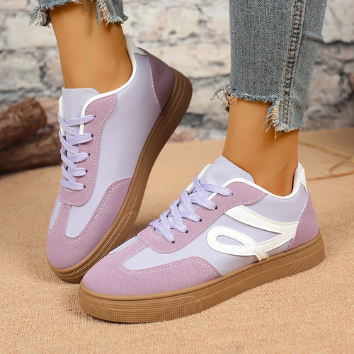 Damen Sneakers mit sportlichem Design und gepolsterter Sohle EB