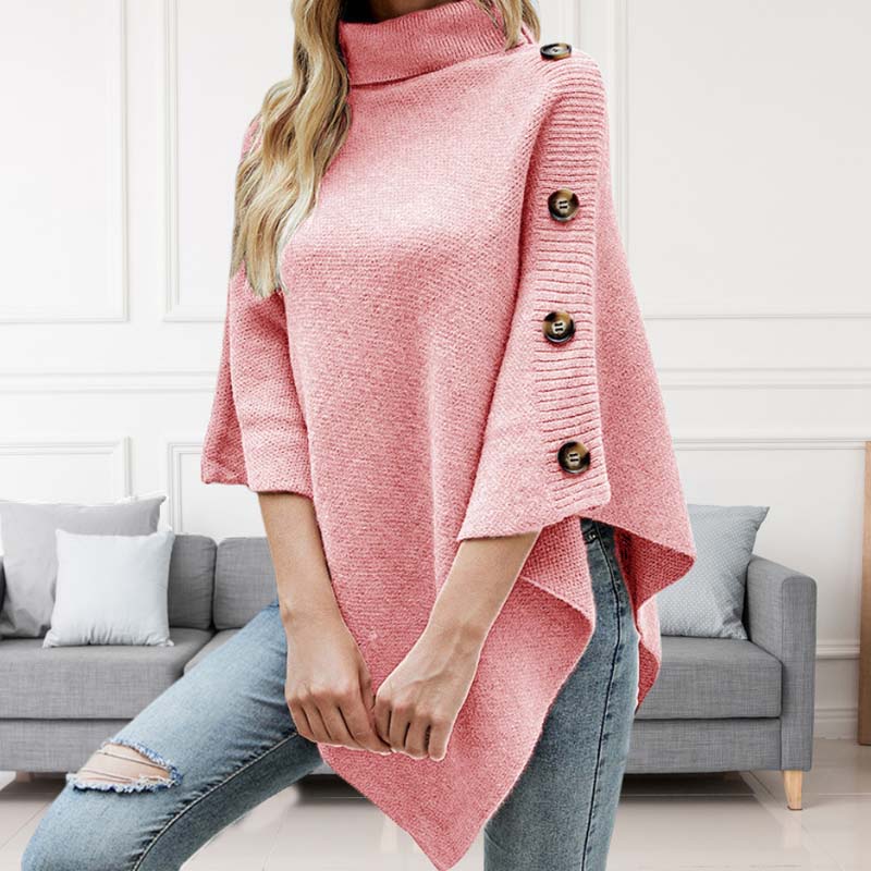 EB | Einfarbiger Strickpullover Für Elegante Outfits