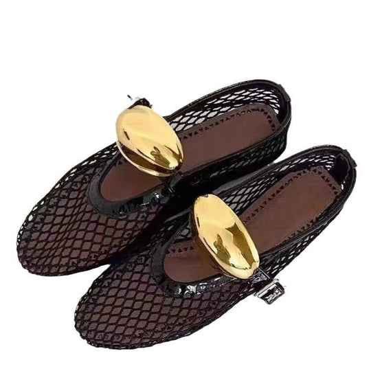 Damen Mesh-Sandalen mit verstellbarem Riemen EB