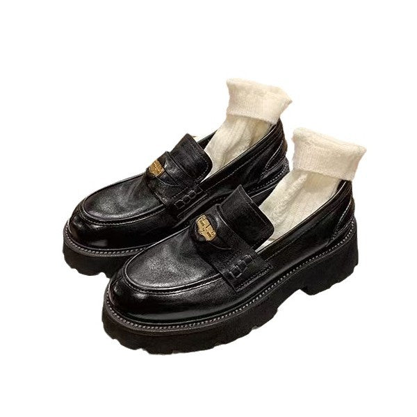 Damen Mokassins mit modischem Riemen und elegantem Metallakzent EB