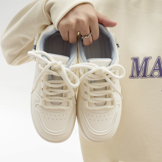 Damen Sneakers mit verspieltem Schleifenmotiv und schöner Applikation EB
