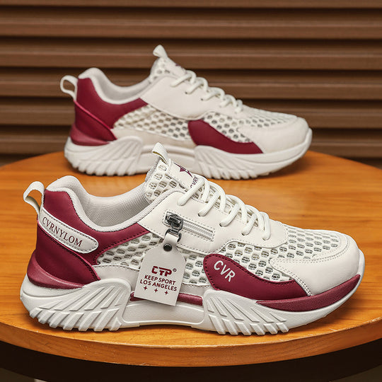 Damen Atmungsaktive Sneakers mit verstärktem Fersen- und Dämpfungssystem EB