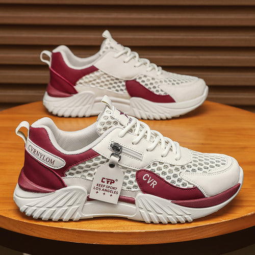 Damen Atmungsaktive Sneakers mit verstärktem Fersen- und Dämpfungssystem EB